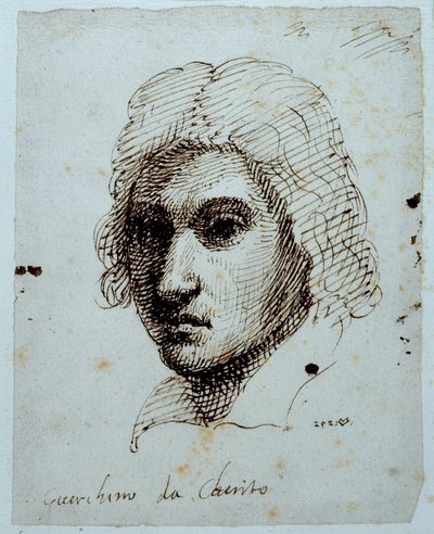 Guercino की ड्राइंग (कागज पर कलम और स्याही) द्वारा Inigo जोन्स