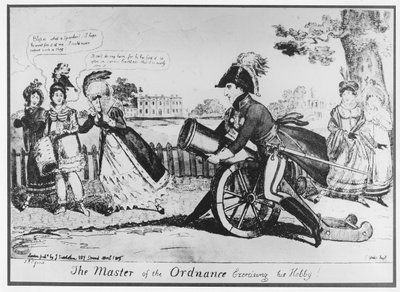 &39;द मास्टर ऑफ ऑर्डनेंस एक्सरसाइज द हॉबी&39;, 1819 द्वारा इसहाक क्रूशांक