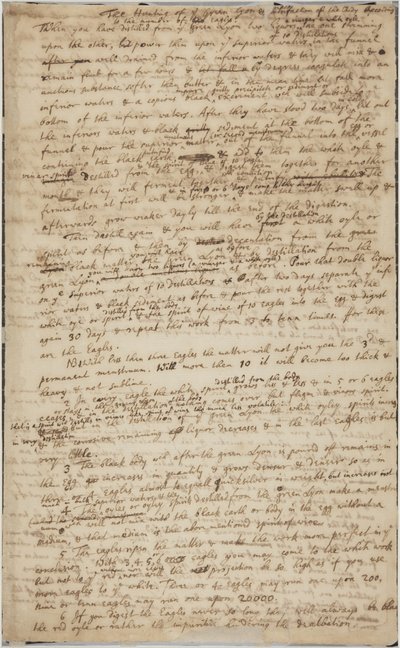 द हंटिंग ऑफ़ द ग्रीन ल्योन, रेक्टो, c.1700 द्वारा आइजैक न्यूटन