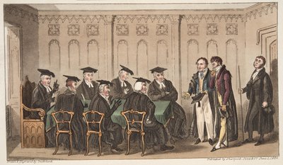 गोलगोटा, या स्कल्स का स्थान, अंग्रेजी जासूस, पब से 1824 (हाथ के रंग का उत्कीर्णन) द्वारा आइजैक रॉबर्ट क्रूइशांक