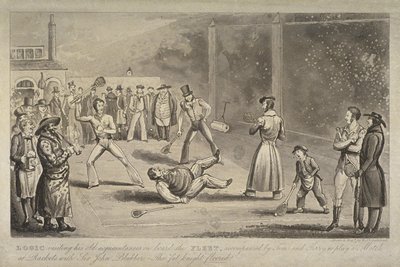 पियर्स एगन, c.1820 (जलीय) द्वारा &39;लाइफ इन लंदन&39; से फ्लीट प्रिज़न के एक दृश्य का चित्रण द्वारा आइजैक रॉबर्ट क्रूइशांक