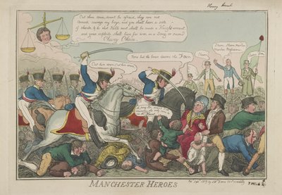 मैनचेस्टर हीरोज, 1819 द्वारा आइजैक रॉबर्ट क्रूइशांक