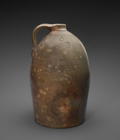 जुग, स। 1873-1882 (नमक-घुटा हुआ स्टोनवेयर) द्वारा आइजैक सॉटल्स पॉटरी