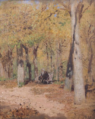 ऑटम मूसिंग, 1883 द्वारा इसहाक इलिच लेविटन