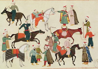 सुश्री 1671 ए हॉर्स मार्केट, c.1580 द्वारा इस्लामी स्कूल