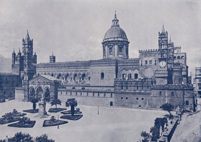 इटली: पलेर्मो, कैथेड्रल (बी/डब्ल्यू फोटो) द्वारा इतालवी फोटोग्राफर