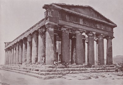 इटली: कॉनकॉर्डिया का मंदिर, एग्रीजेंटो (बी/डब्ल्यू फोटो) द्वारा इतालवी फोटोग्राफर