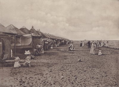 लीडो, समुद्र तट (बी / डब्ल्यू फोटो) द्वारा इतालवी फोटोग्राफर