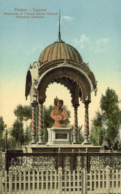 भारतीय स्मारक, पार्को डेले कैस्किन, फ्लोरेंस (रंगीन फोटो) द्वारा इतालवी फोटोग्राफर