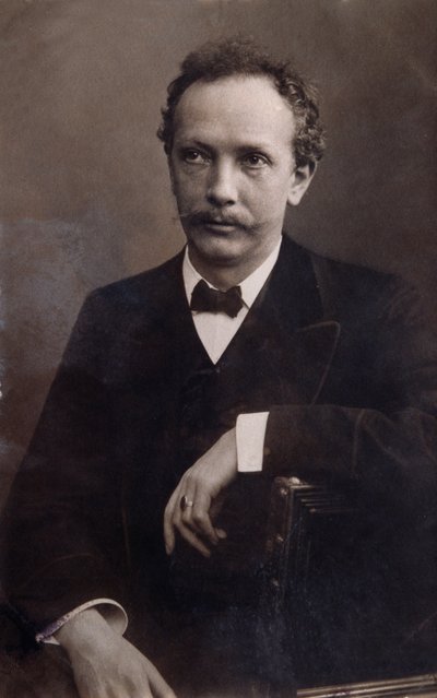 रिचर्ड स्ट्रॉस (1864-1949) का संगीतकार जर्मन संगीतकार। द्वारा इतालवी फोटोग्राफर