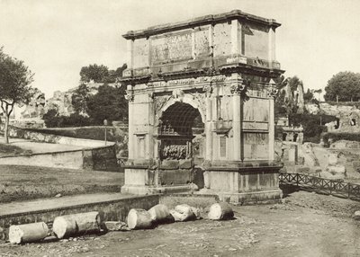 रोमन फोरम, आर्क ऑफ टाइटस द्वारा इतालवी फोटोग्राफर