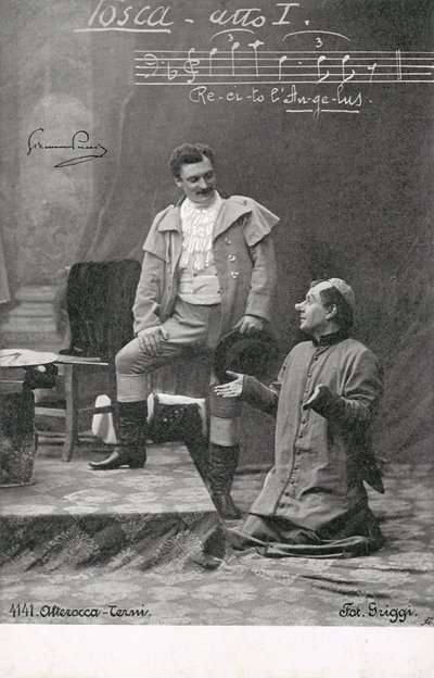 Tosca से दृश्य (b/w फोटो) द्वारा इतालवी फोटोग्राफर