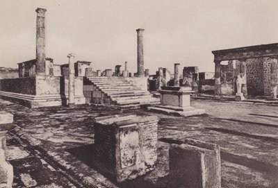 टेम्पियो डी'पोलो, अपोलो का मंदिर (बी / डब्ल्यू फोटो) द्वारा इतालवी फोटोग्राफर