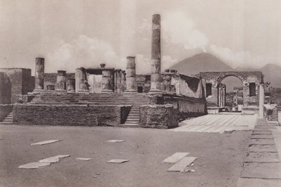 बृहस्पति का मंदिर, बृहस्पति का मंदिर (बी / डब्ल्यू फोटो) द्वारा इतालवी फोटोग्राफर