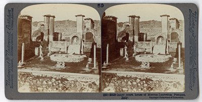द अंडरवुड ट्रैवल लाइब्रेरी, 1895 (सीपिया फोटो) से मार्कस लुक्रेटियस, पोम्पेई की सभा द्वारा इतालवी फोटोग्राफर