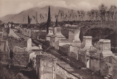 डेले टॉम्बे के माध्यम से, कब्रों की सड़क (बी / डब्ल्यू फोटो) द्वारा इतालवी फोटोग्राफर