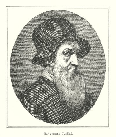 Benvenuto Cellini (उत्कीर्णन) द्वारा इतालवी स्कूल