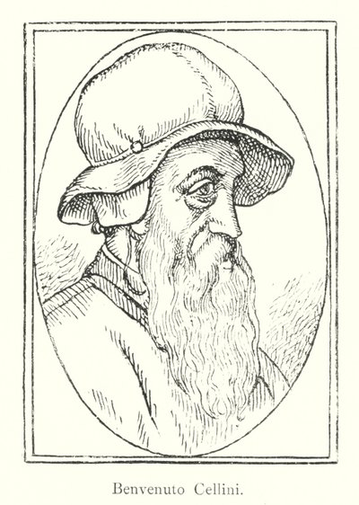 Benvenuto Cellini (उत्कीर्णन) द्वारा इतालवी स्कूल