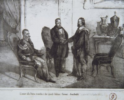24 अप्रैल, 1861 को गैरीबाल्डी और कैवोर के बीच परिषद द्वारा इतालवी स्कूल