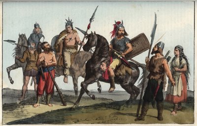 अलमन्स (अलेमैंड्स) की जर्मनिक जनजाति - अलेमानी (अलमानन) अलमन्नी की जनजाति - ब्रह्मांड के सभी लोगों के "" रीति-रिवाजों और रीति-रिवाजों से उत्कीर्णन। वह इतिहास है सरकार का, कानूनों का, मिलिशिया का, सभी राष्ट्रों के धर्म का अधिकांश राजाओं से द्वारा इतालवी स्कूल