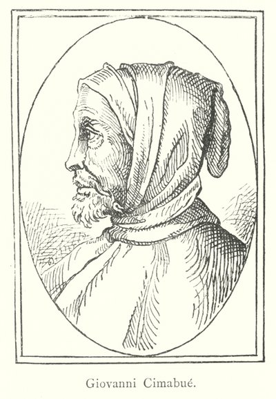 Giovanni Cimabue (उत्कीर्णन) द्वारा इतालवी स्कूल
