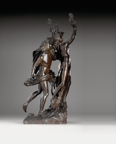 अपोलो और डैफने का समूह, जियानलोरेंज़ो बर्ननी के बाद, c.1722 द्वारा इतालवी स्कूल