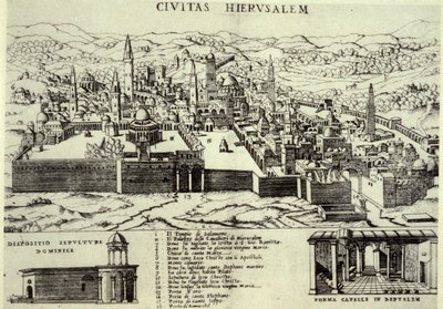जेरूसलम, 1581 द्वारा इतालवी स्कूल