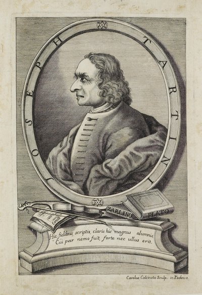 जोसेफ़ टारटिनी, कार्लो कैलकिन्टो द्वारा उत्कीर्ण (fl.1763), c.1763 द्वारा इतालवी स्कूल