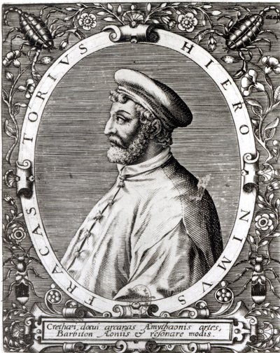 Girolamo Fracastoro का पदक चित्र (1483-1553) द्वारा इतालवी स्कूल