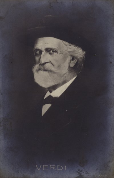 Giuseppe Verdi का चित्र द्वारा इतालवी स्कूल