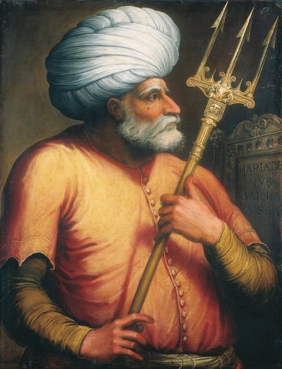 खैर एड-दीन का चित्र, c.1550 द्वारा इतालवी स्कूल