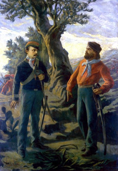रिसोर्गिमेंटो: गेरोलामो बिक्सियो ने 15/05/1860 को सिसिली में कैलाटाफिमी की लड़ाई में नीनो बिक्सियो (1821-1873) और ग्यूसेप गैरीबाल्डी (1807-1882) को बुलाया। गैरीबाल्डी बिक्सियो की घोषणा करता है जो सुझाव देता है कि वह वापस ले लें: "" आप बिक्सियो को द्वारा इतालवी स्कूल