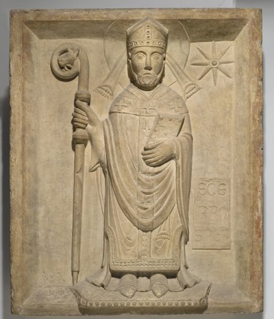 सेंट प्रॉस्पर, c.1200-25 (संगमरमर) द्वारा इतालवी स्कूल