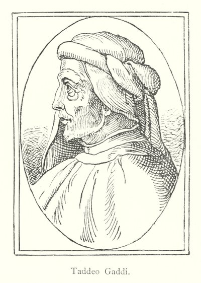 Taddeo Gaddi (engraving) द्वारा इतालवी स्कूल