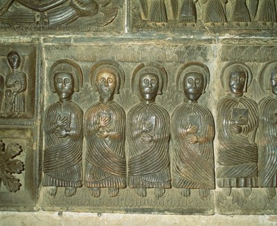 प्रेरितों, पूर्व रोमनस्क्यू राहत (कांस्य) द्वारा इतालवी स्कूल