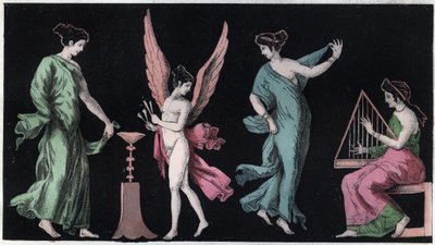 Bacchae - Bacchantes - ब्रह्मांड के सभी लोगों के "" रीति-रिवाजों और परंपराओं से उत्कीर्णन। अर्थात्, सरकार का इतिहास, कानूनों का, मिलिशिया का, सभी राष्ट्रों के धर्म का सबसे दूरस्थ समय से लेकर आज तक का इतिहास "1856 द्वारा इतालवी स्कूल