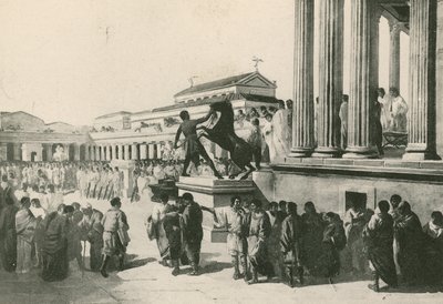 सिविल फोरम में चुनाव (gravure) द्वारा इतालवी स्कूल