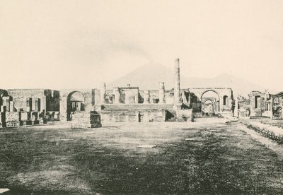 सिविल फोरम में जोव का मंदिर जैसा कि यह है (गुरुत्वाकर्षण) द्वारा इतालवी स्कूल