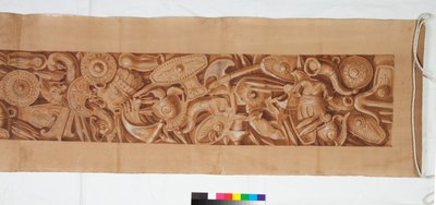 प्राचीन के बाद के तीन चित्र, c.1750 (काले चाक में बेहोश संकेत पर भूरे रंग के धुले में उगे ब्रश) द्वारा इतालवी स्कूल