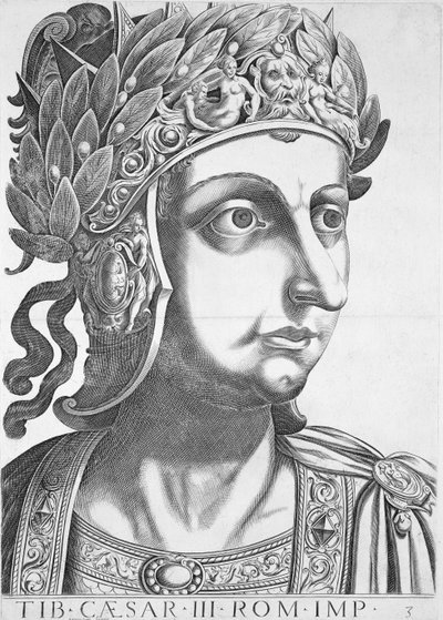 Tiberius सीज़र (42 ईसा पूर्व 37 ईसवी), 1596 द्वारा इतालवी स्कूल