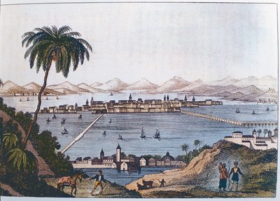 मेक्सिको सिटी, 1714 का दृश्य द्वारा इतालवी स्कूल