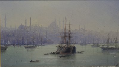 गोल्डन हॉर्न, 1895 द्वारा इवान कोन्स्टेंटिनोविच आइवाज़ोव्स्की