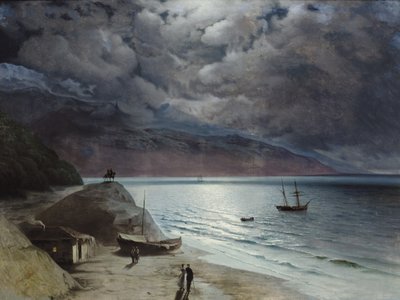 गुरजफ, 1891 की रात द्वारा Ivan Konstantinovich Aivazovsky