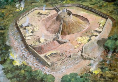 पिकरिंग कैसल, 12वीं सदी, c1990-2010 द्वारा इवान लैपर