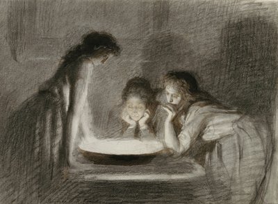 क्रिसमस की पूर्व संध्या भाग्य, 1870s द्वारा इवान निकोलाइविच क्राम्स्कोय
