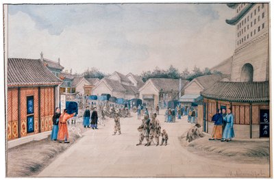 चीनी रेखाचित्र, त्सयान मिन्ह ब्रिज, c1804-c1806 द्वारा इवान पेट्रोविच अलेक्जेंड्रोव
