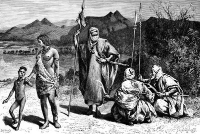 तिब्बत का एक समूह, उत्तरी अफ्रीका, 1895। द्वारा इवान प्राणिशनिकॉफ़