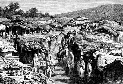 बेनी-रामसेस क्वार्टर, कॉन्स्टेंटाइन, अल्जीरिया, 1895। द्वारा इवान प्राणिशनिकॉफ़