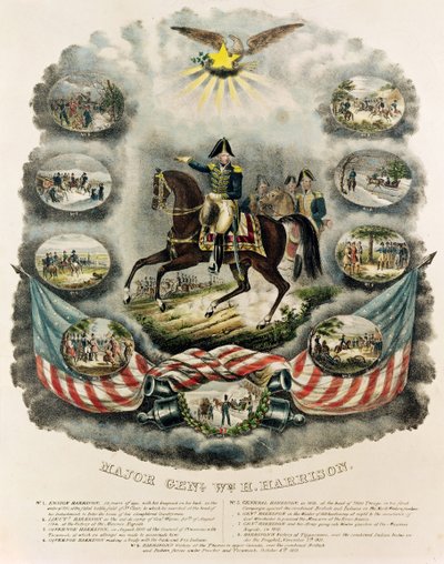 प्रमुख जनरल विलियम हेनरी हैरिसन, c.1813 द्वारा जे सी रिचर्ड