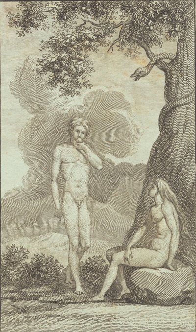 इवाल्ड के quot;एडम एंड ईवquot; के लिए चित्रण। चतुर्थ द्वारा जेएफ क्लेमेंस